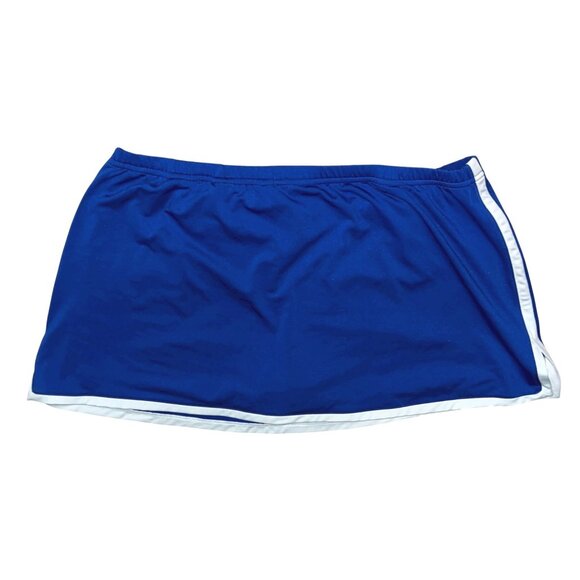 Augusta Sportswear Womens 2XL Blue Athletic Skort With White Side Trim Polyester - Picture 1 of 4